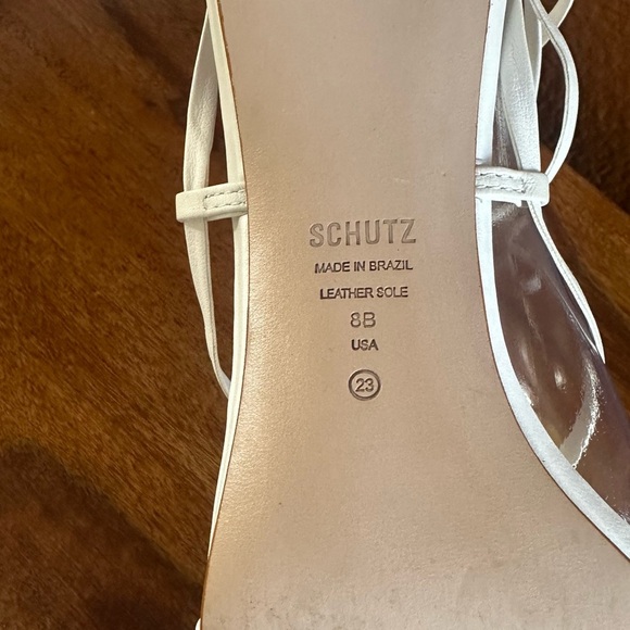 Schutz “Glenna” White Strappy Sandals Size 8 EUC! - Picture 15 of 16